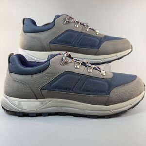 LL Bean Mountain Classic Hiker Mens 14 M Blue Gray Vent Shoe Low Lace up Sneaker